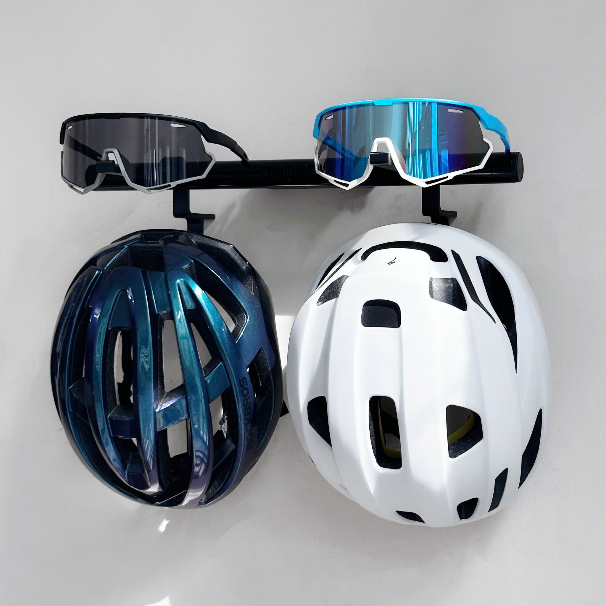 COMBO BIKE RACK: 2 HELMETS + 2 GLASSES - Image 3